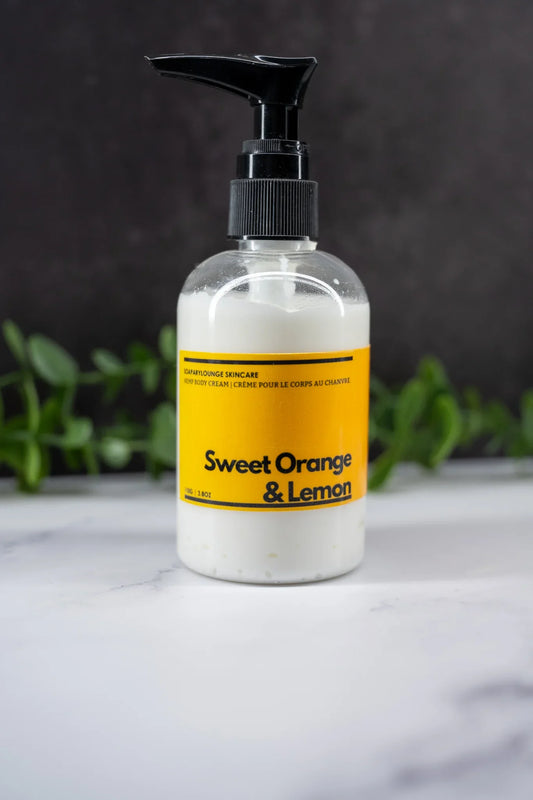 Hemp Body Cream Sweet Orange & Lemon