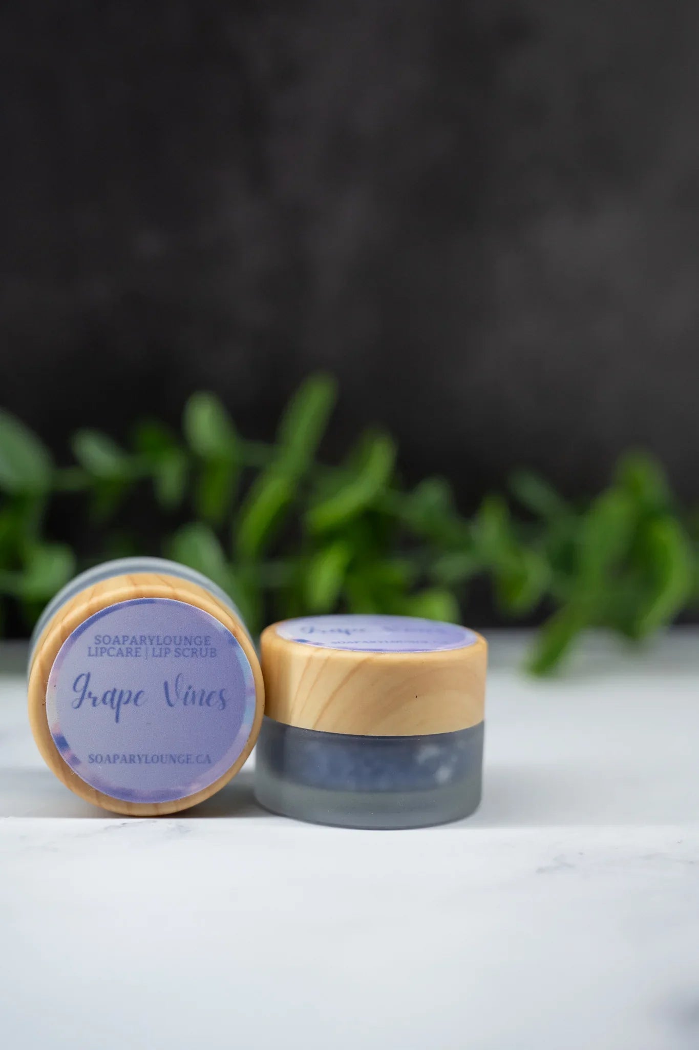 Hemp Lip Scrub - Grape