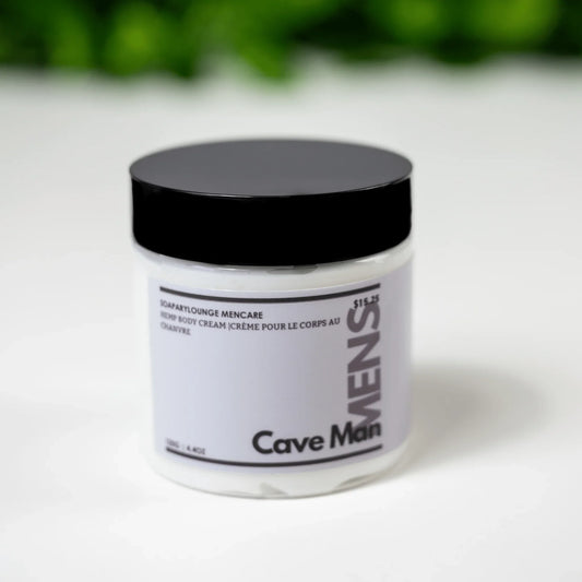 Mens Hemp Body Cream Cave Man