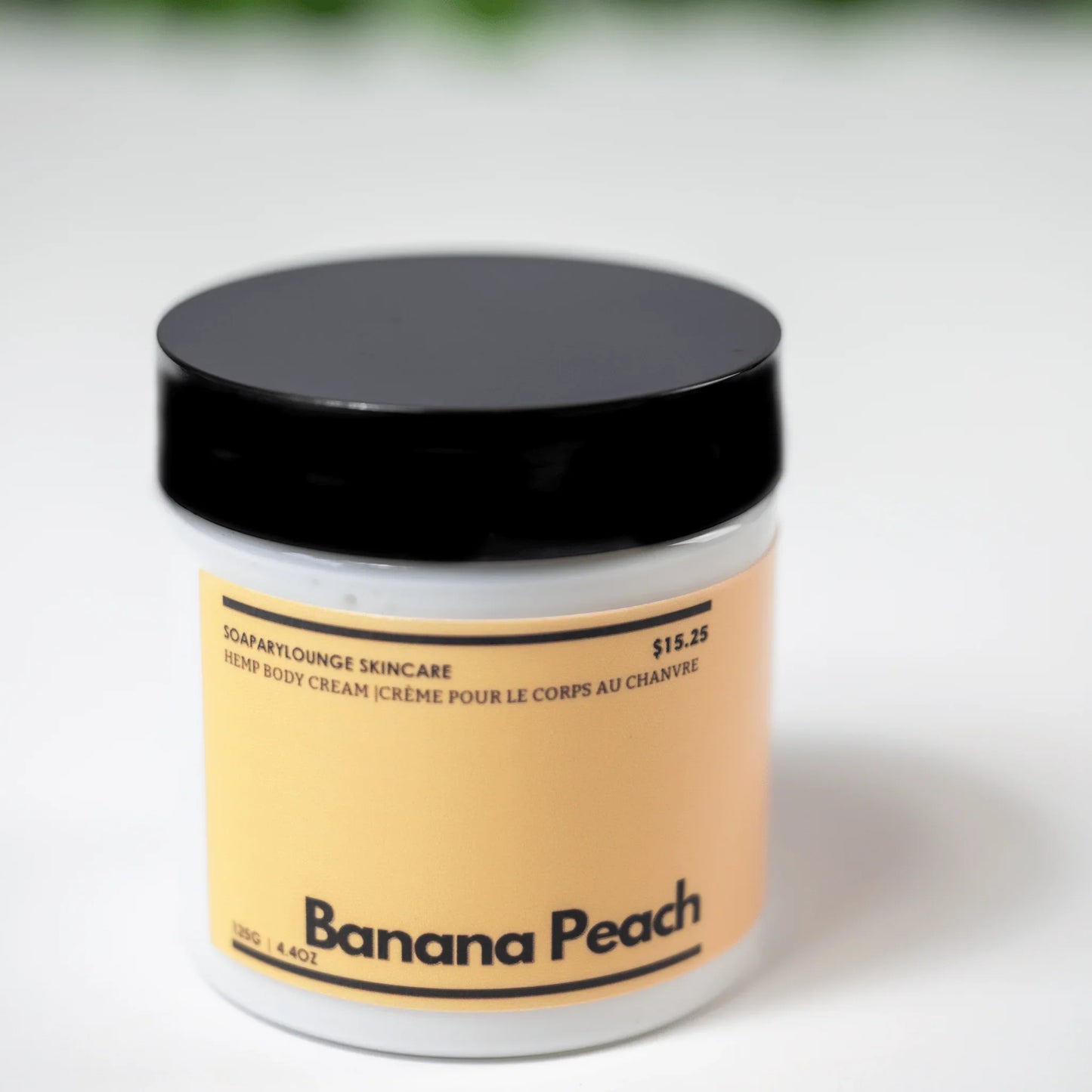 Hemp Body Cream Banana Peach