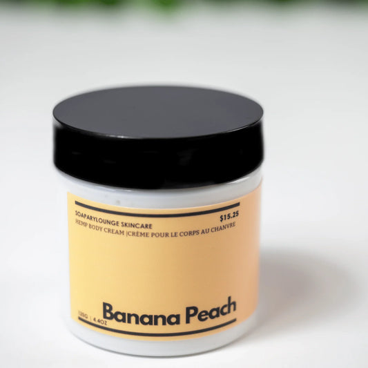 Hemp Body Cream Banana Peach